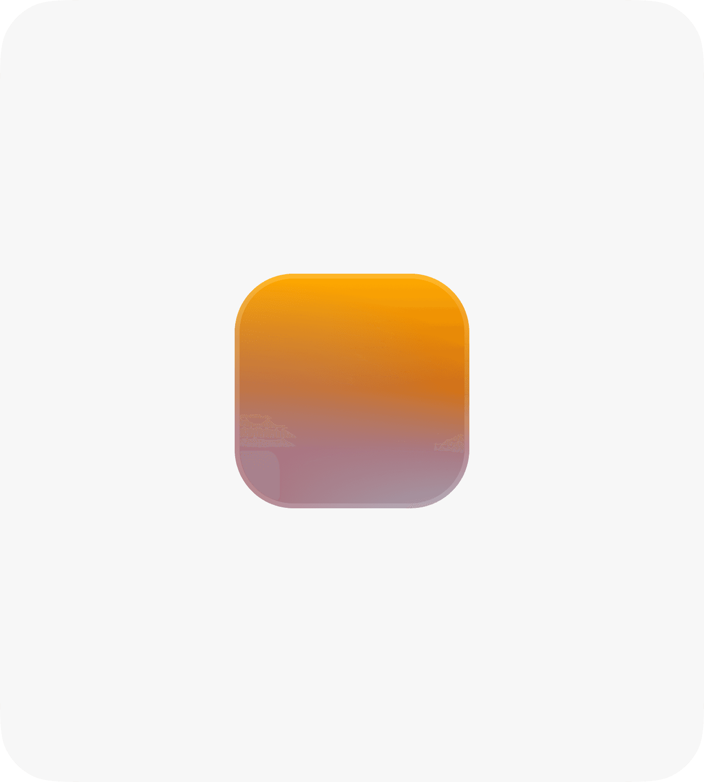 App icons — yellow palette