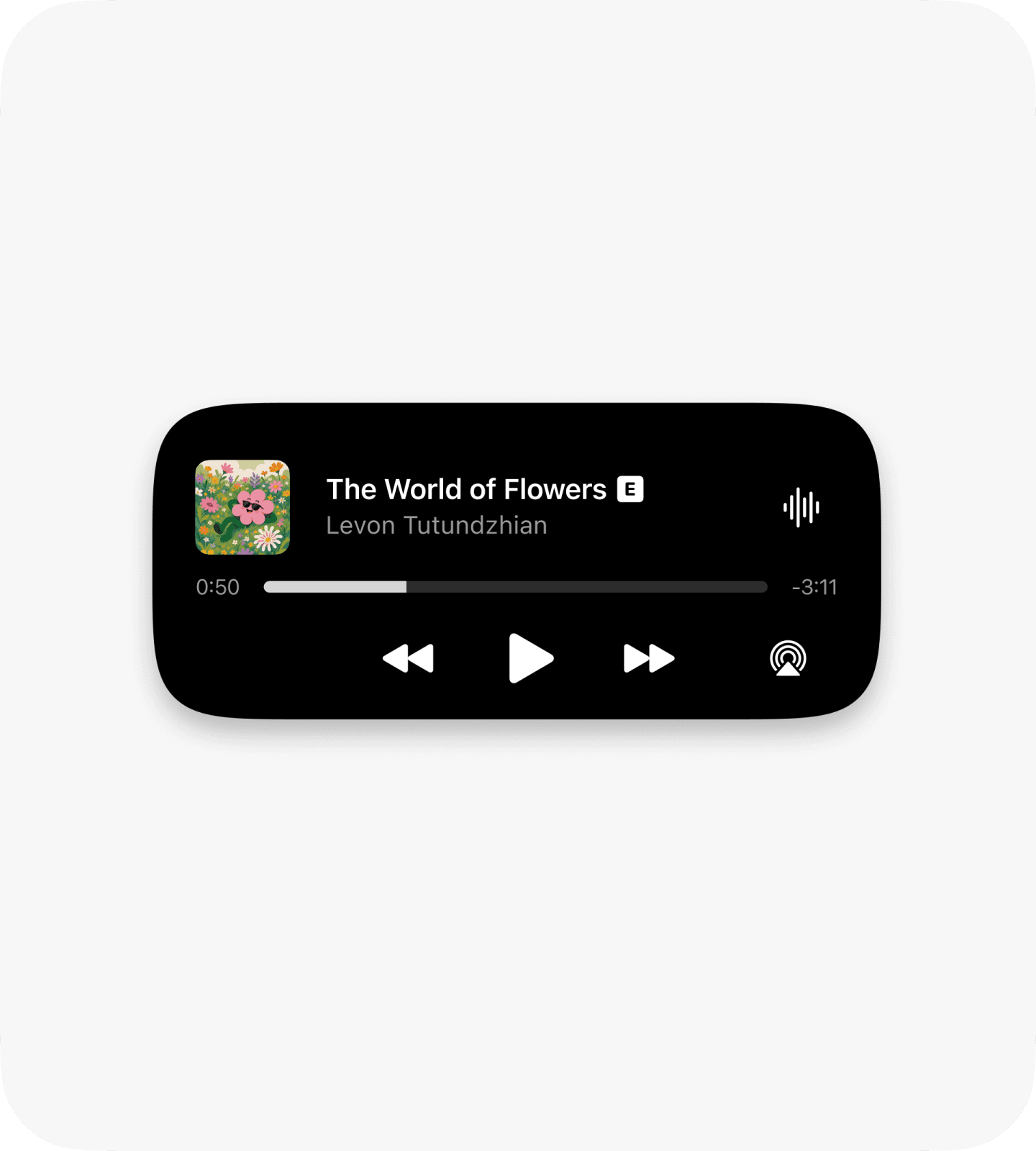 Flower music interface