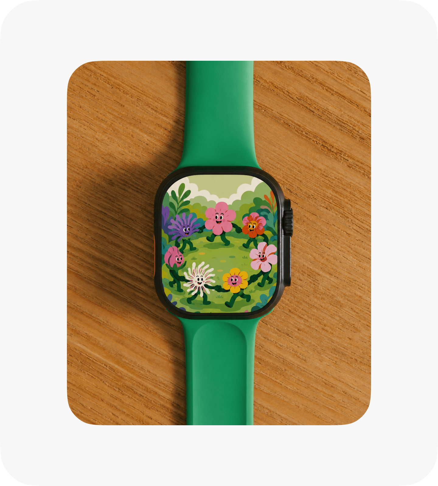 Flower on Apple Watch
